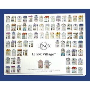 Lenox Spice Village Sugar Creamer Set 2025 Original Box Packaging